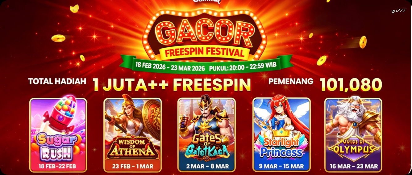 Login gn777 Sekarang Bonus Melimpah